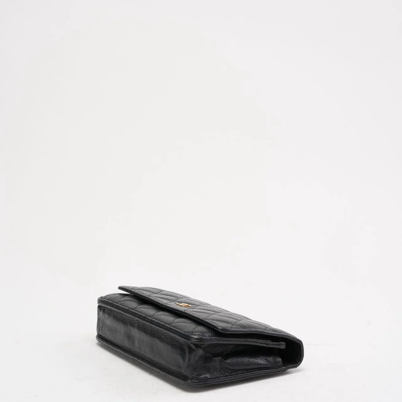 Chanel Black Classic Wallet on Chain (WOC) Caviar 2014