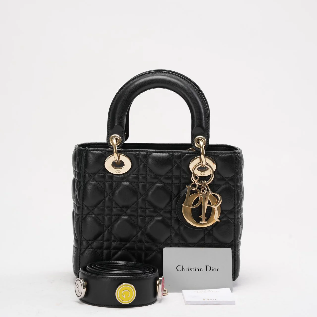 Dior Black Small Lady Dior My ABCDior Bag 2017