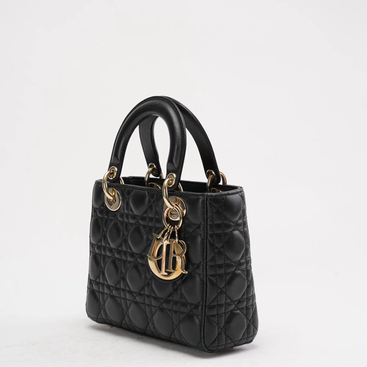 Dior Black Small Lady Dior My ABCDior Bag 2017