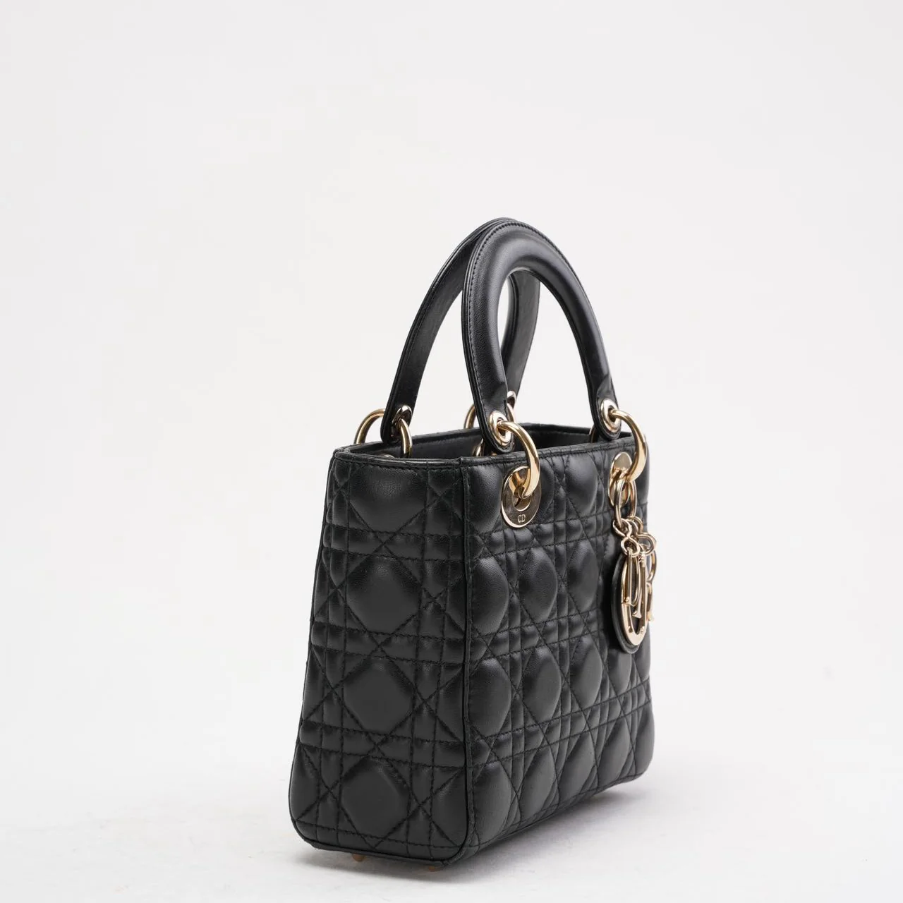 Dior Black Small Lady Dior My ABCDior Bag 2017