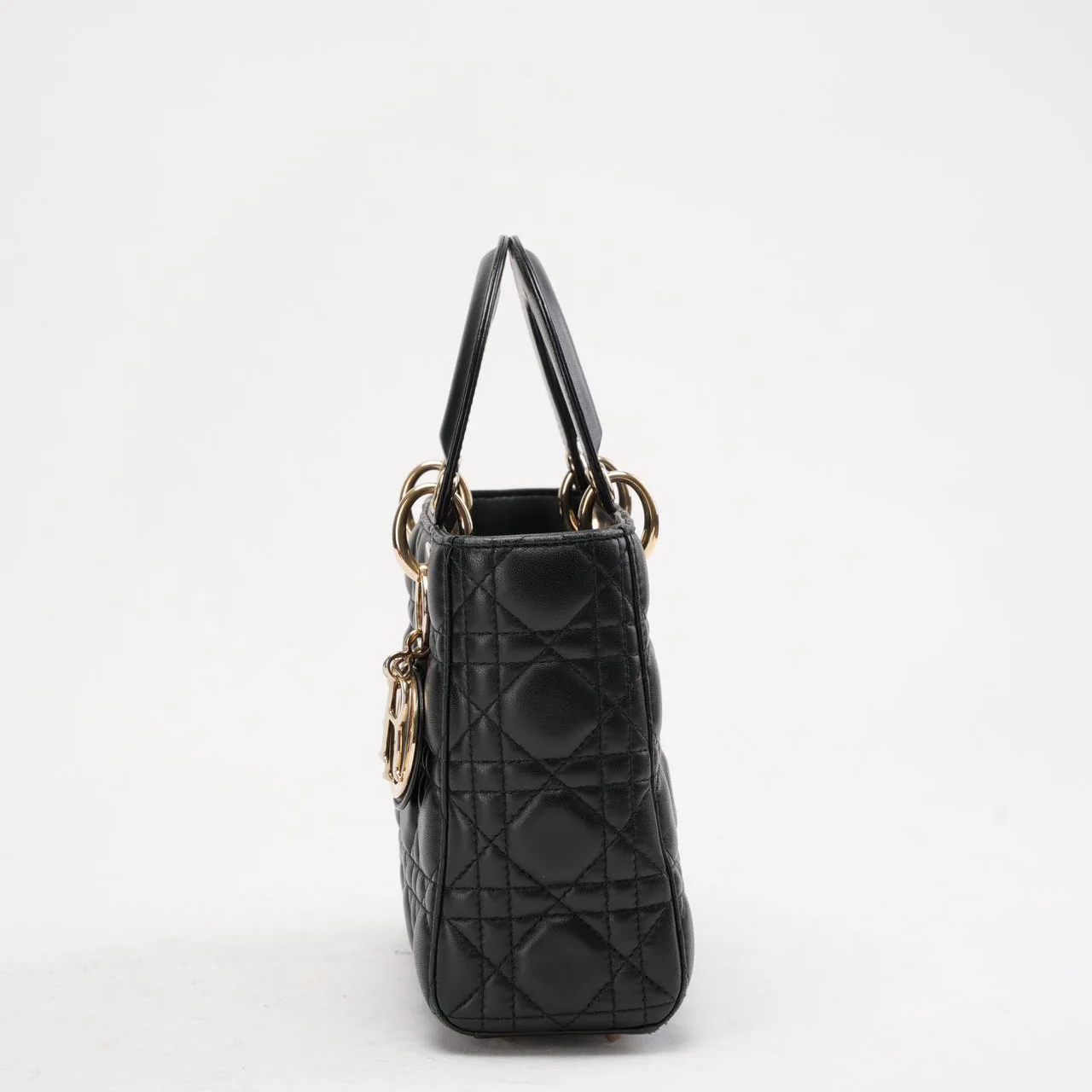 Dior Black Small Lady Dior My ABCDior Bag 2017