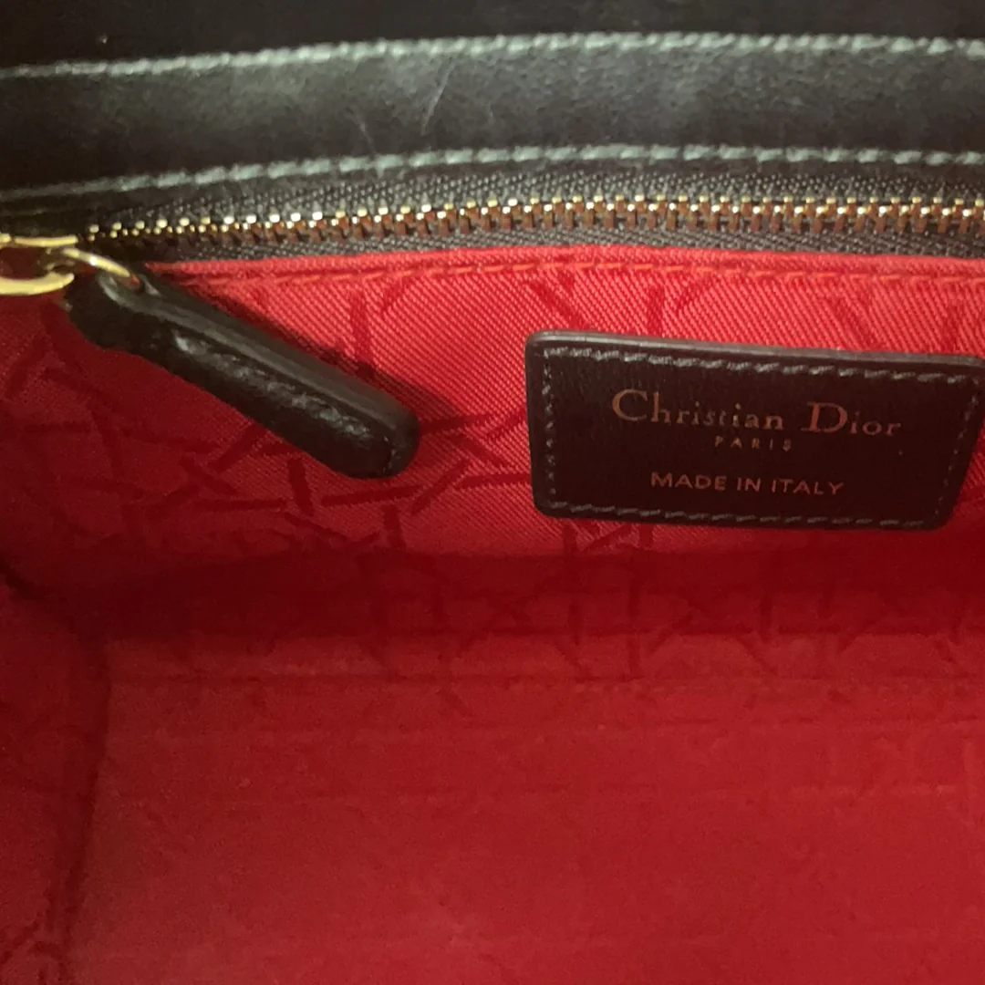 Dior Black Small Lady Dior My ABCDior Bag 2017