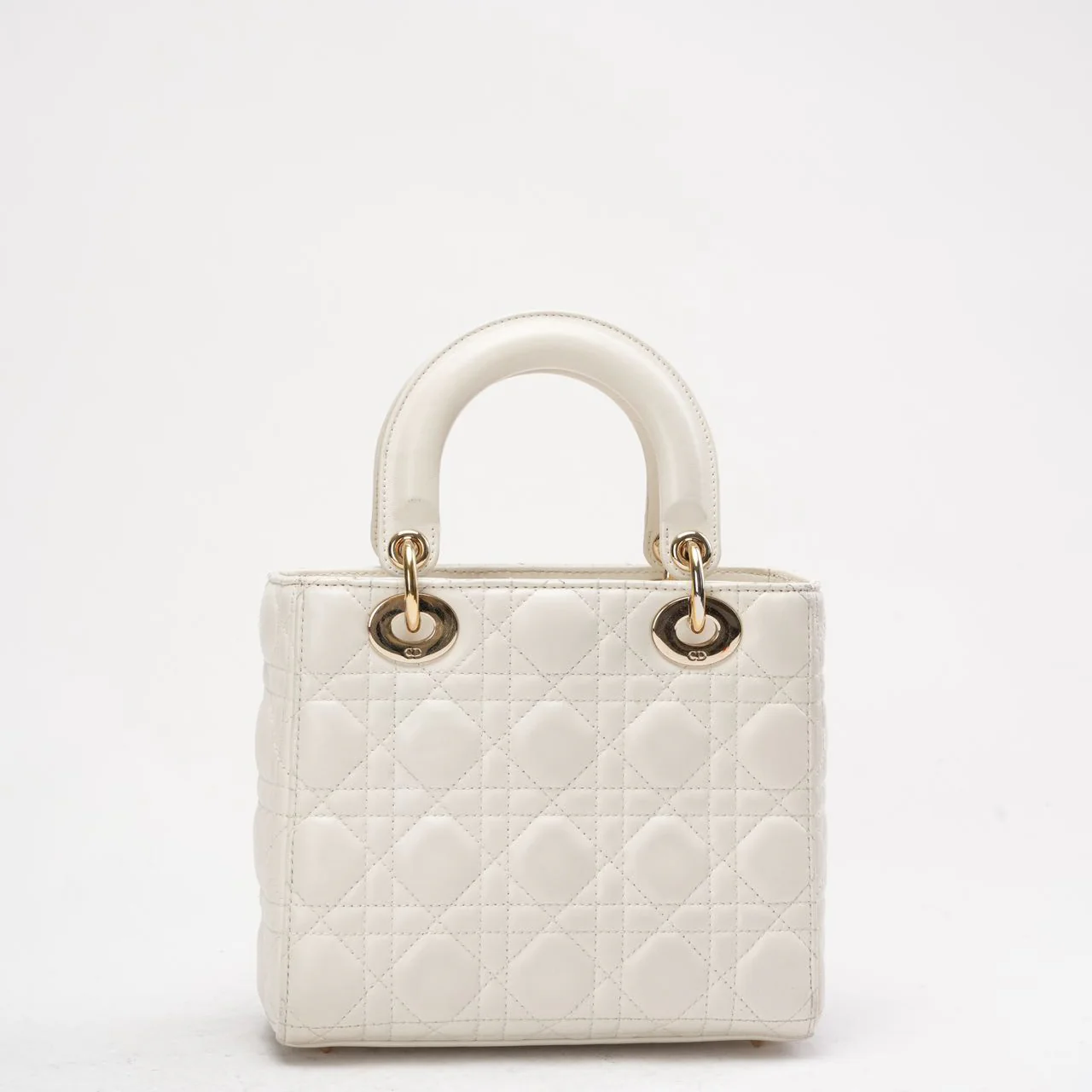 Dior White Small Lady Dior My ABCDior Bag 2022