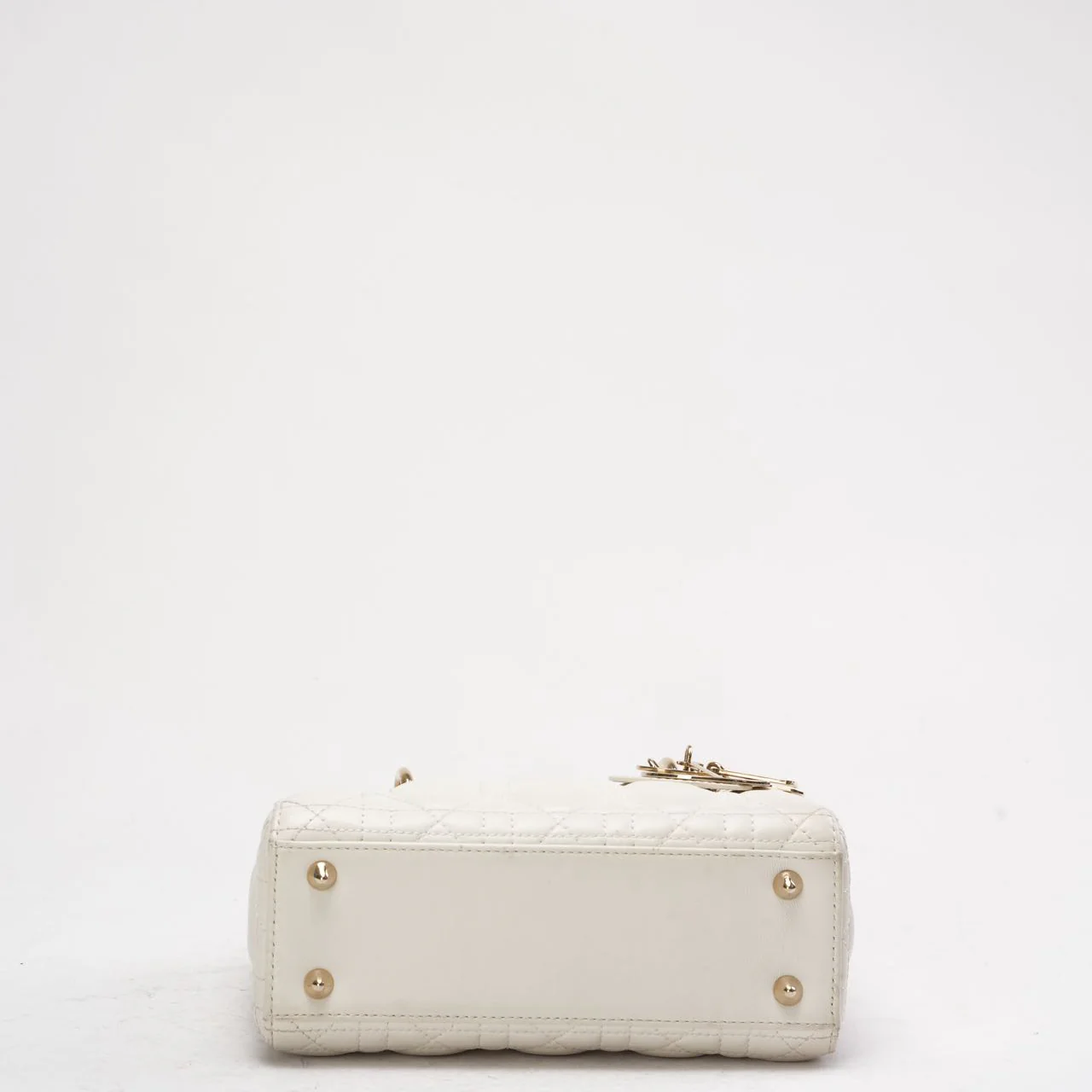 Dior White Small Lady Dior My ABCDior Bag 2022