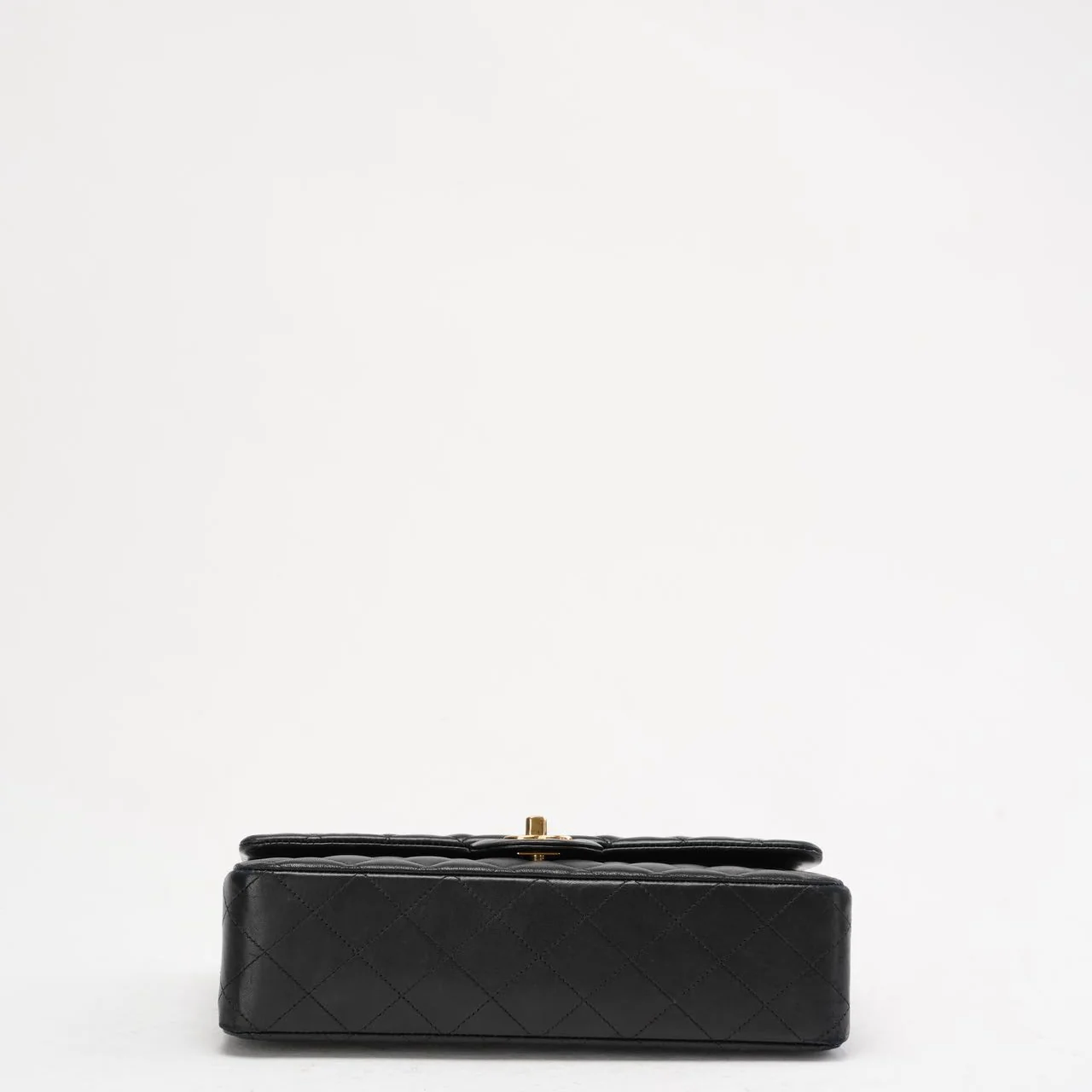 Chanel Black Classic Medium Double Flap Bag Lambskin 2014 Teil 1 (Copy)