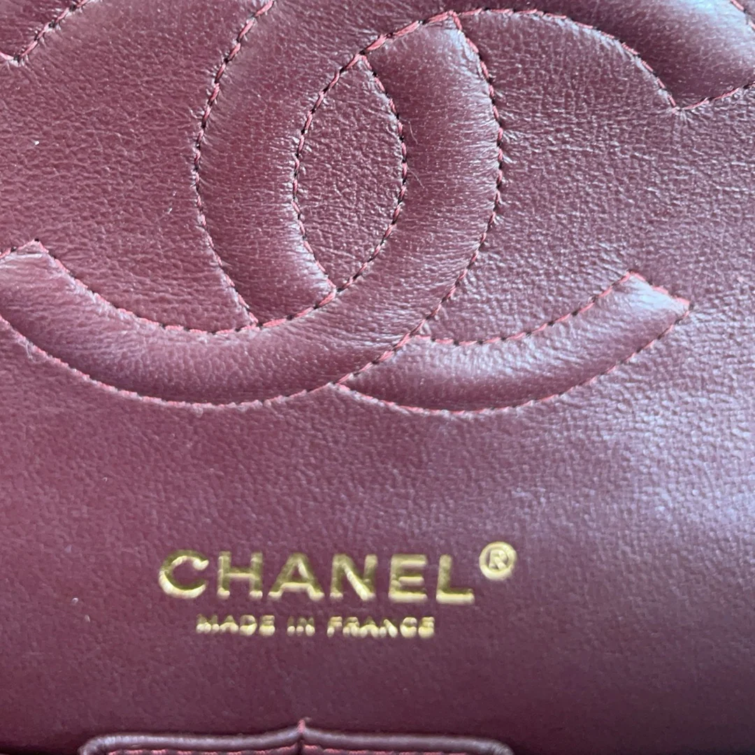 Chanel Black Classic Medium Double Flap Bag Lambskin 2014 Teil 1 (Copy)