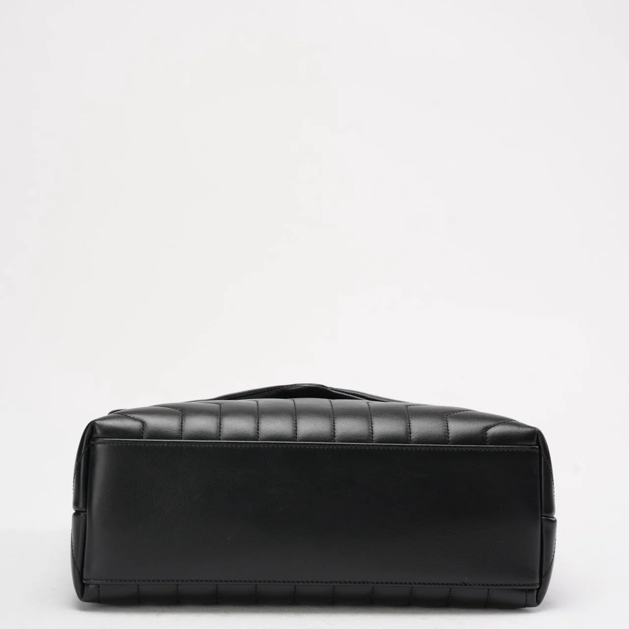 Saint Laurent Black Loulou Medium Shoulder Bag