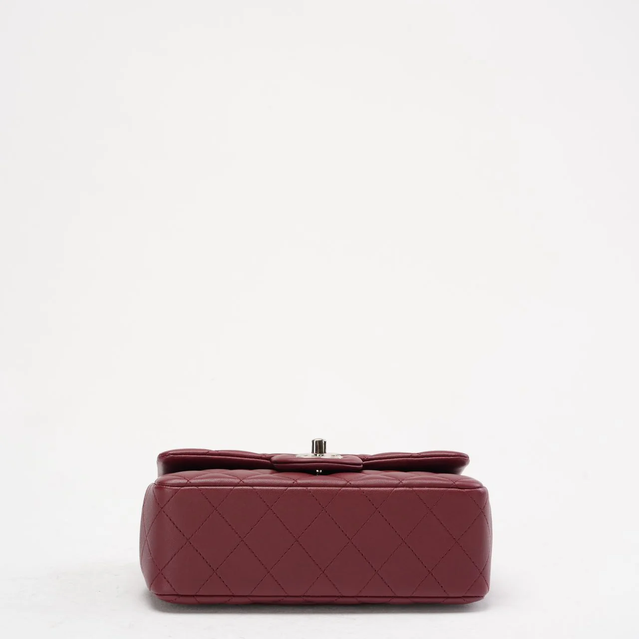 Chanel Burgundy Red Mini Tangle Classic Flap Bag 2020