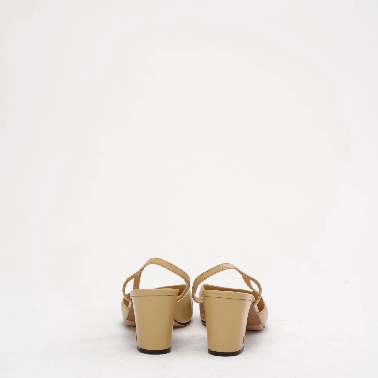 Chanel Black / Beige Cap Toe Slingback 38C