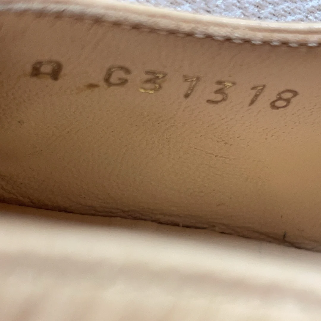 Chanel Black / Beige Cap Toe Slingback 38C