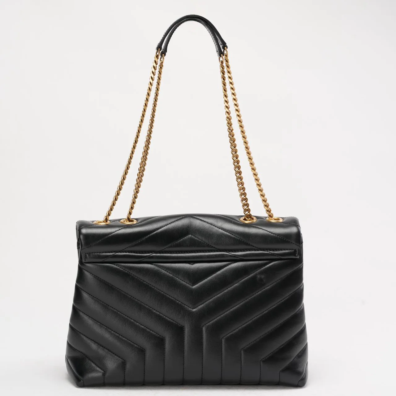 Saint Laurent Black Loulou Medium Shoulder Bag 2018