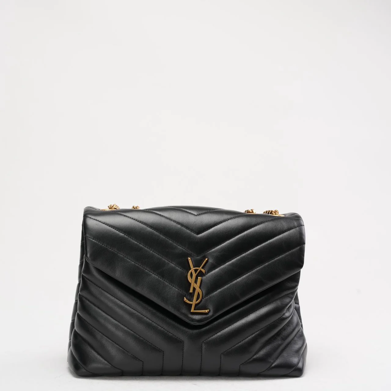 Saint Laurent Black Loulou Medium Shoulder Bag 2018