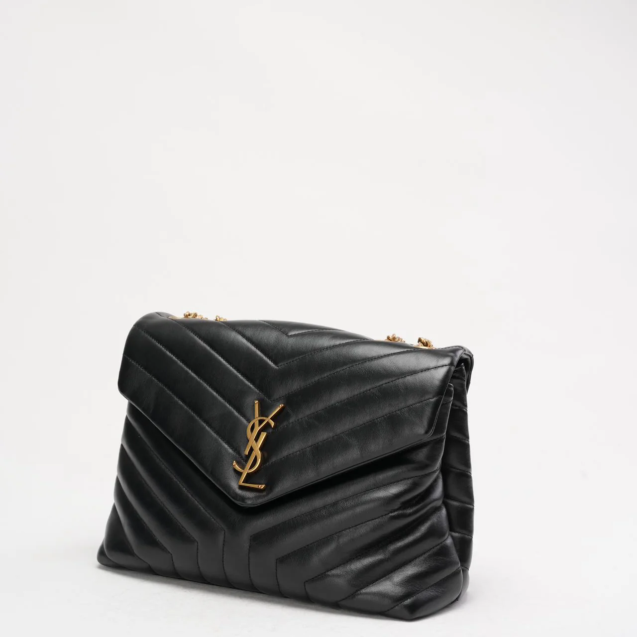 Saint Laurent Black Loulou Medium Shoulder Bag 2018