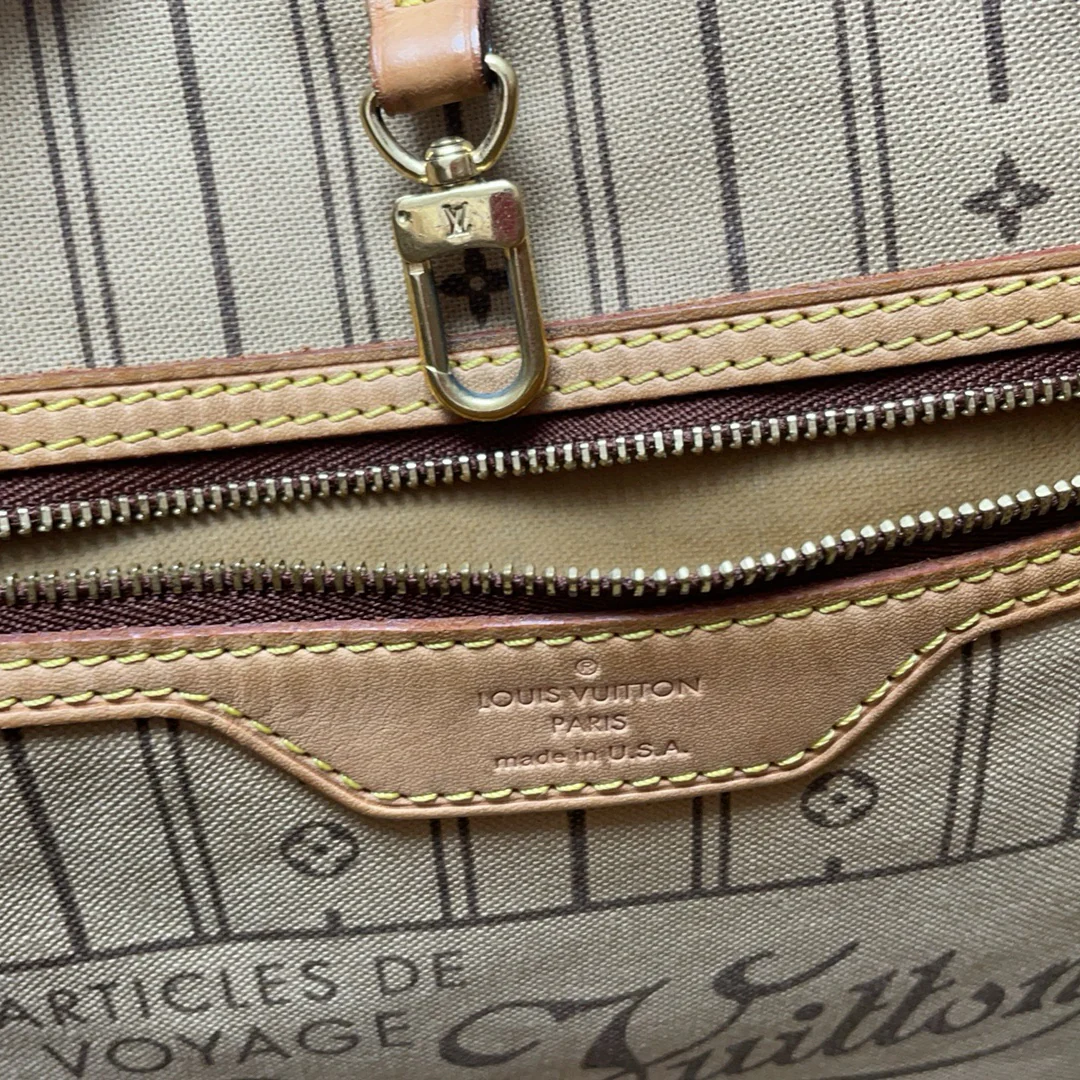 Louis Vuitton Monogram Neverfull GM Tote Bag 2007