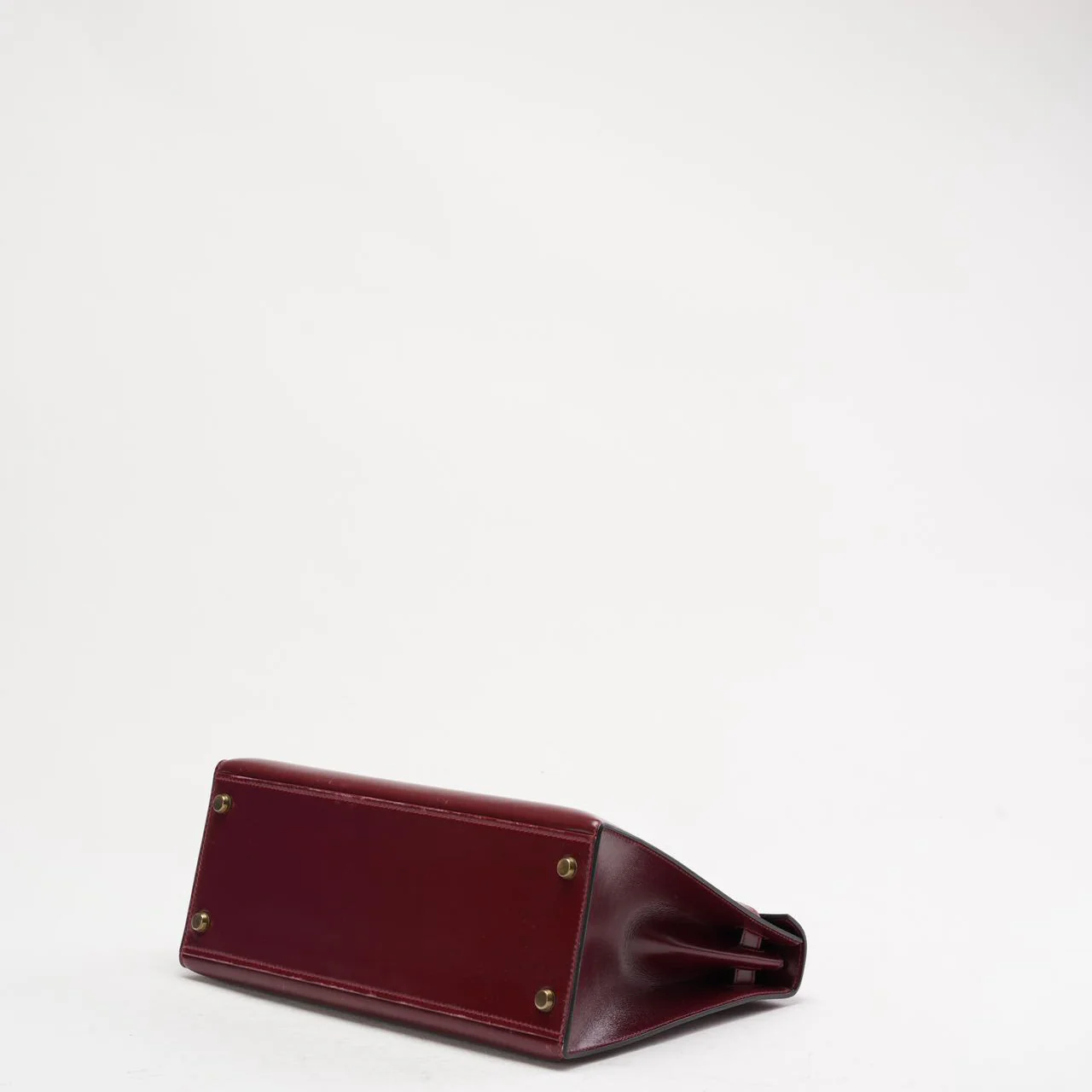 Hermès Kelly 28 cm Sellier Rouge H 55 Bordeaux Rare Vintage Bag