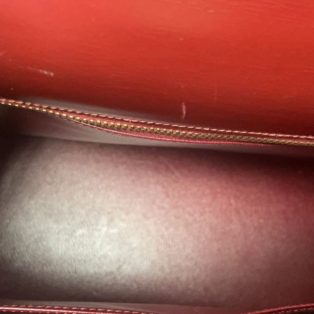Hermès Kelly 28 cm Sellier Rouge H 55 Bordeaux Rare Vintage Bag