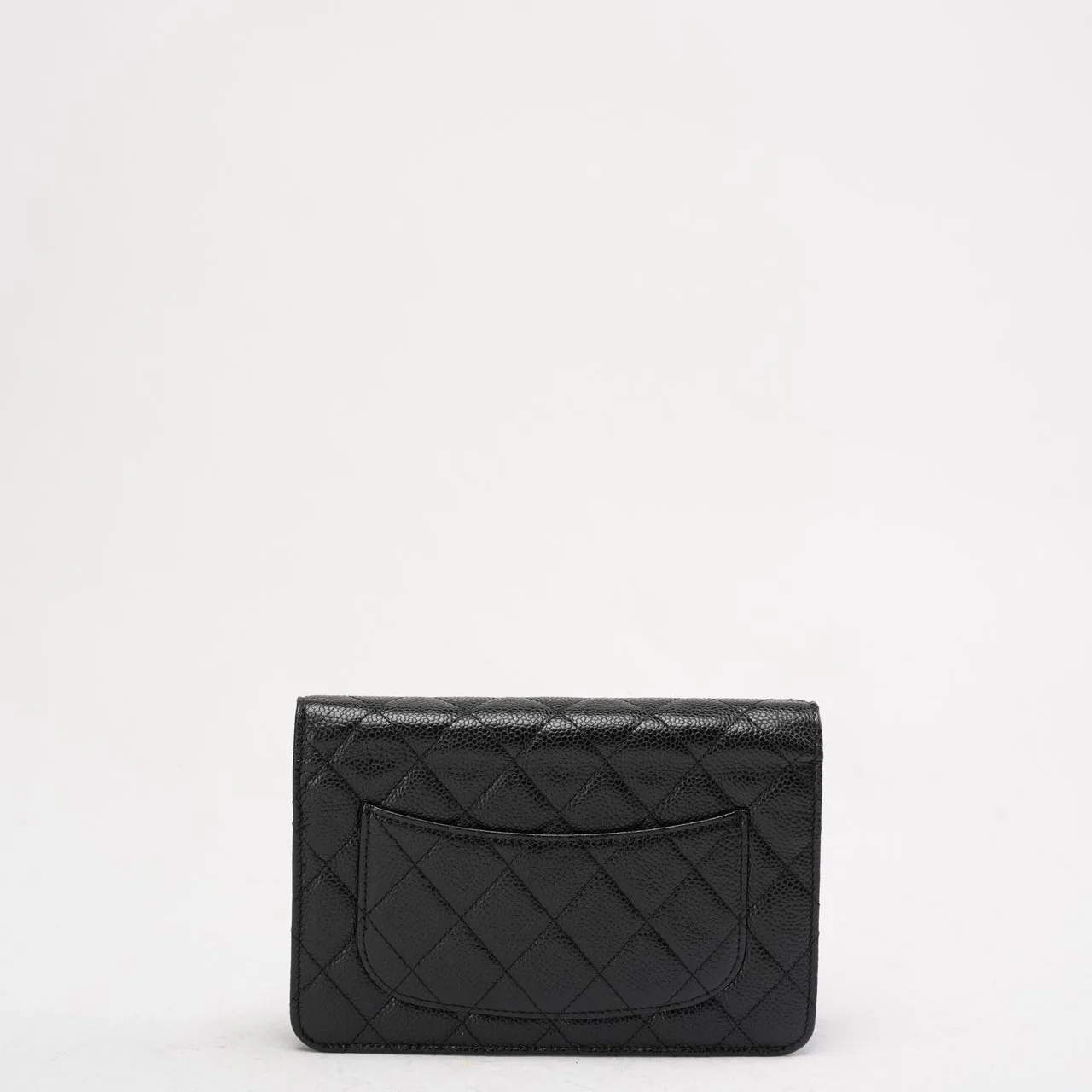 Chanel Black Classic Wallet on Chain (WOC) Caviar 2014