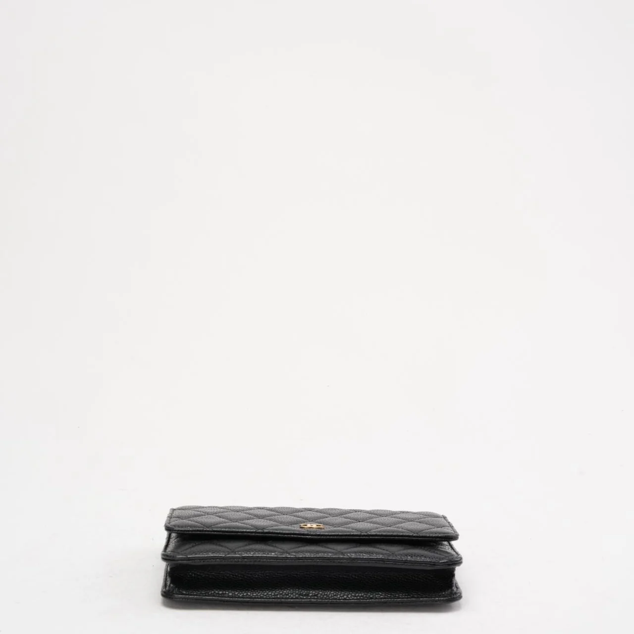 Chanel Black Classic Wallet on Chain (WOC) Caviar 2014