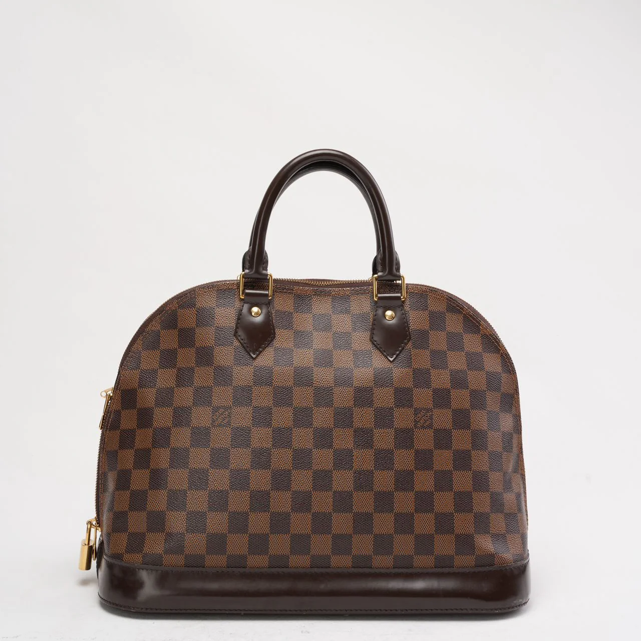 Louis Vuitton Damier Ebene Canvas Alma MM Bag 2014