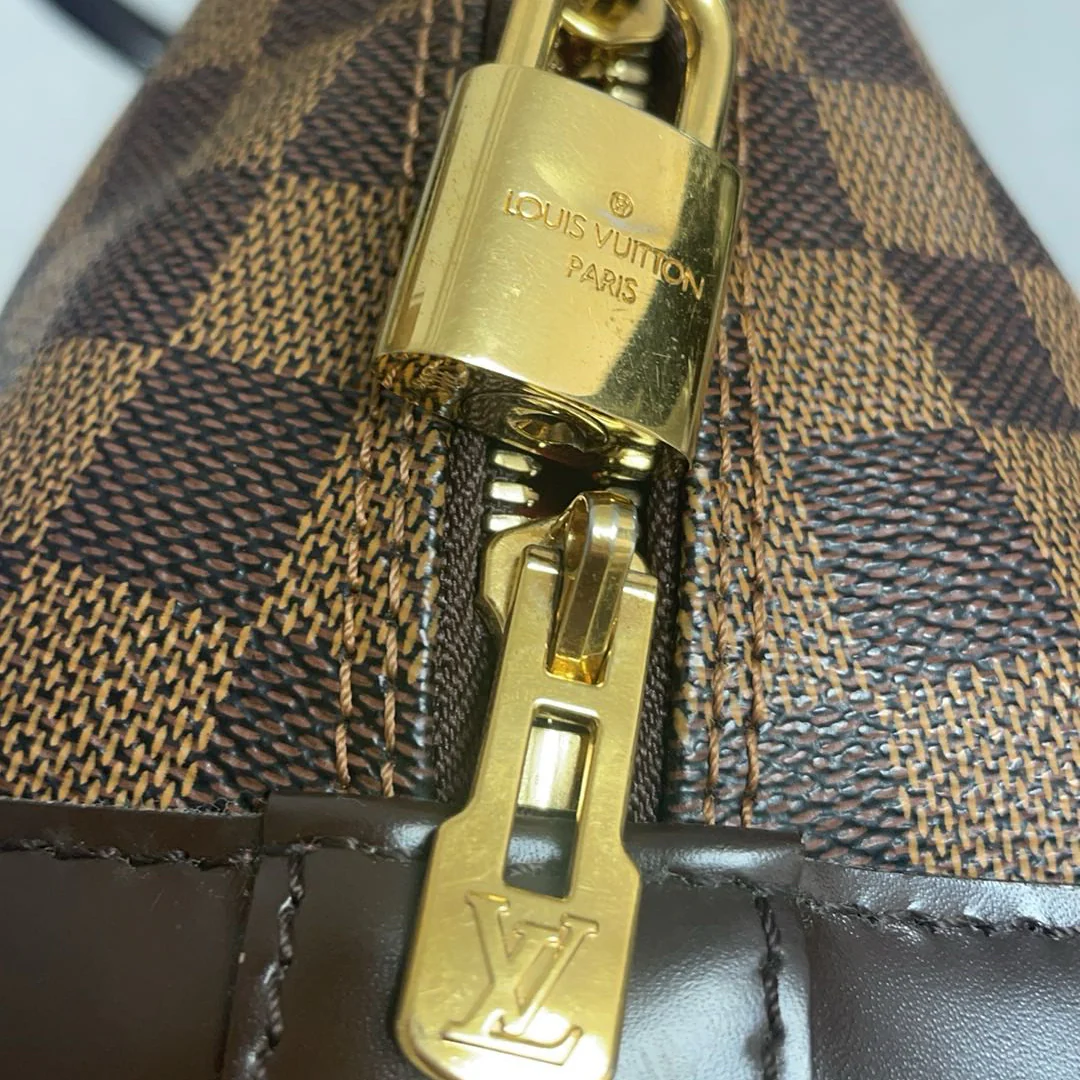 Louis Vuitton Damier Ebene Canvas Alma MM Bag 2014