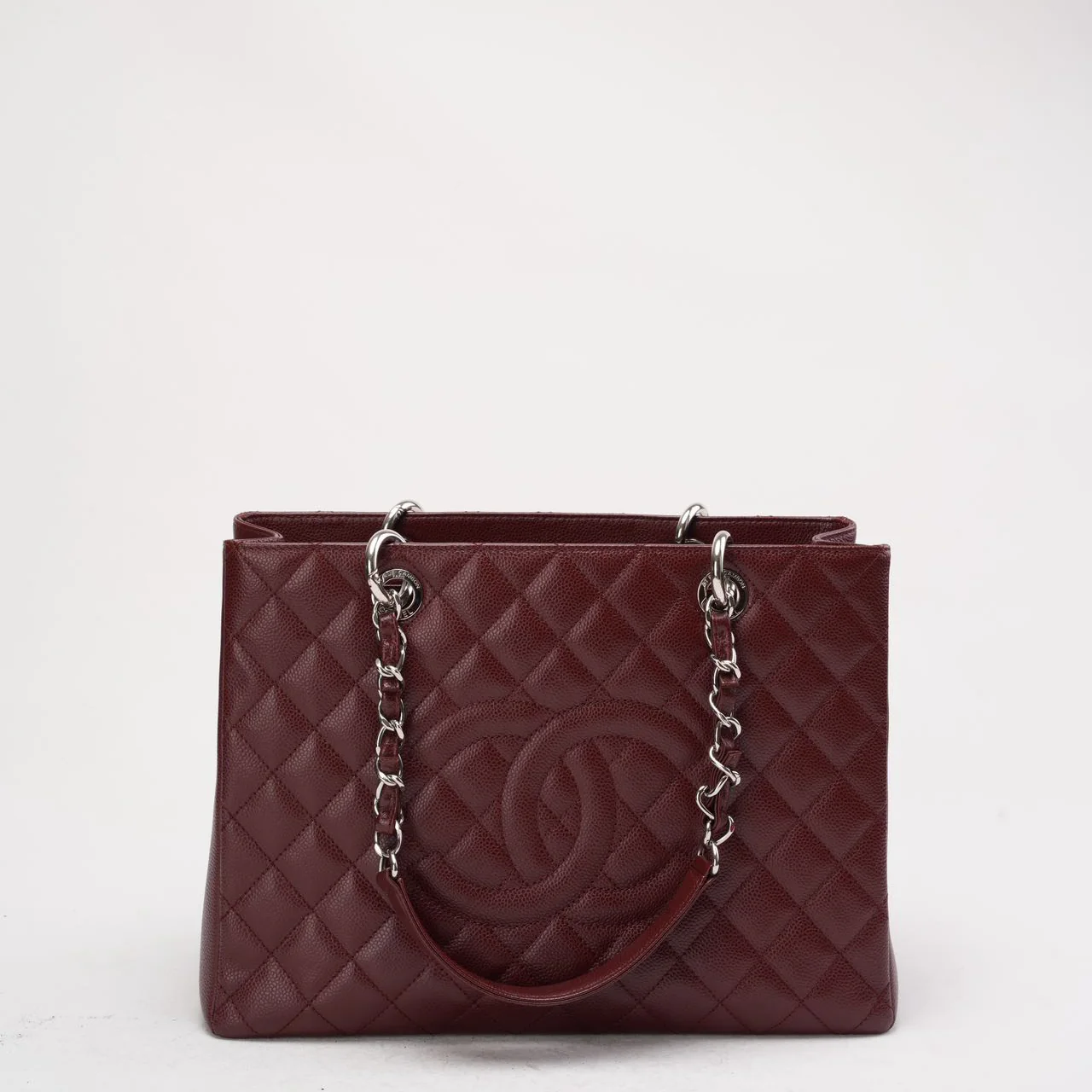 Chanel Grand Shopping Tote (GST) in Burgundy Caviar 2014