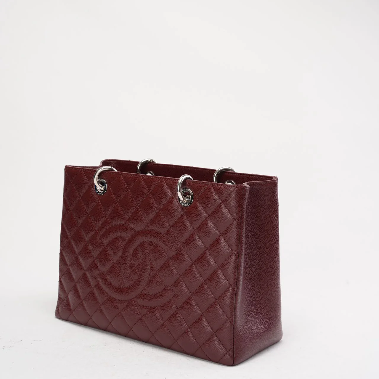 Chanel Grand Shopping Tote (GST) in Burgundy Caviar 2014