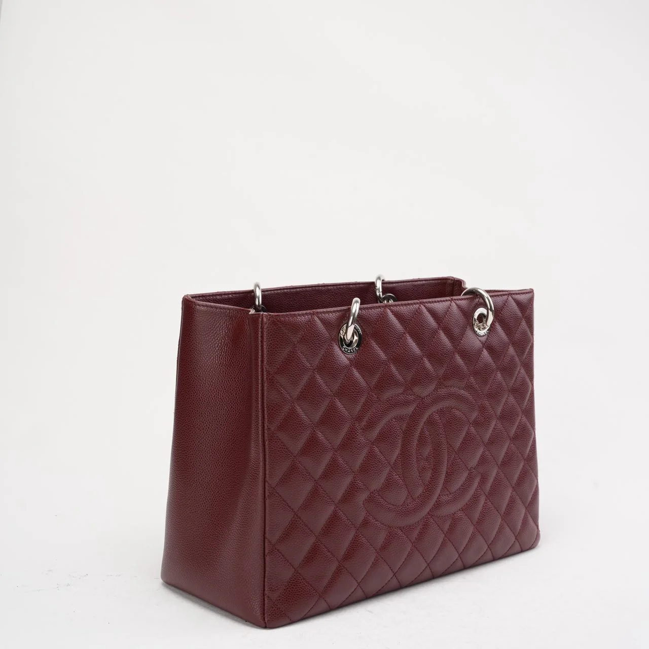 Chanel Grand Shopping Tote (GST) in Burgundy Caviar 2014