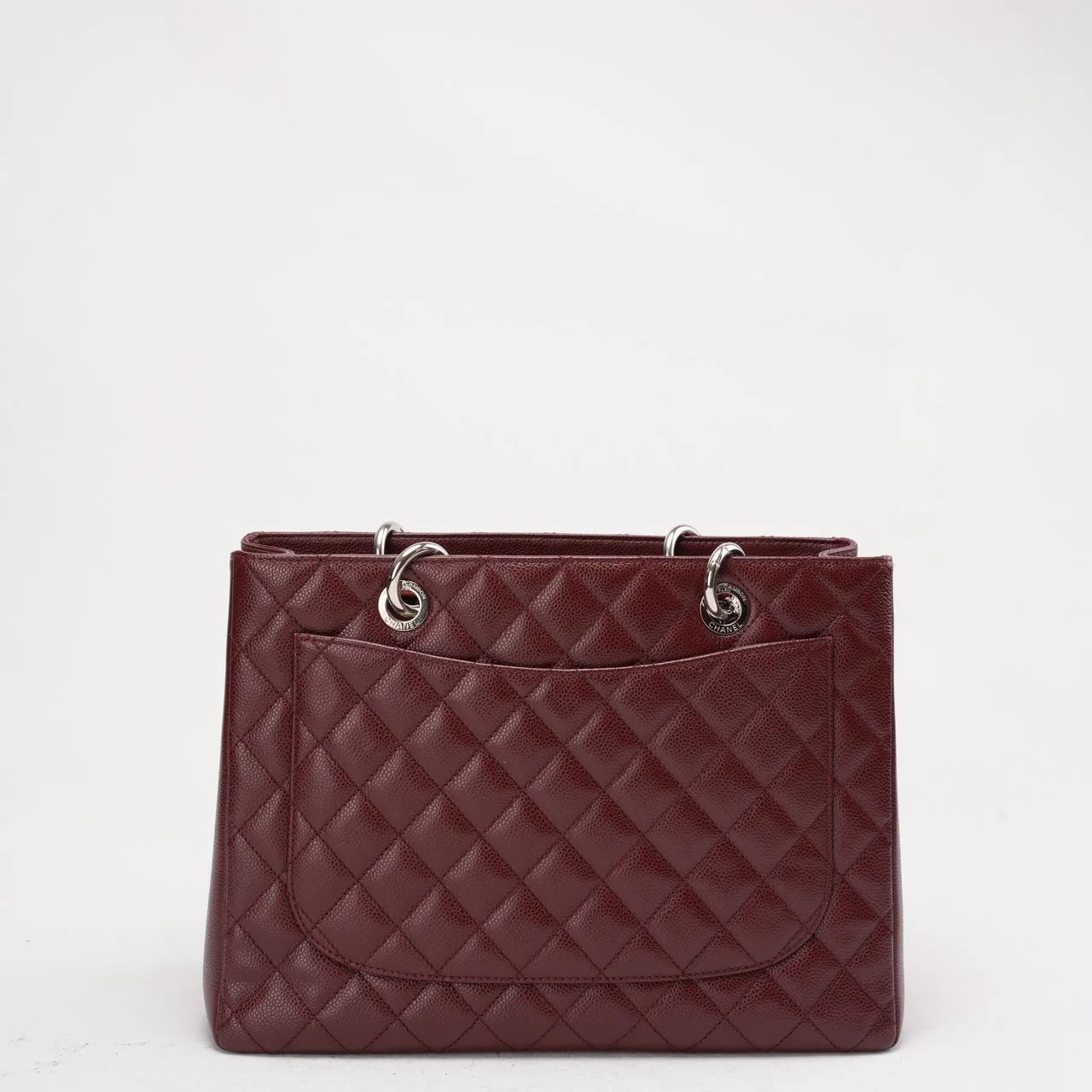 Chanel Grand Shopping Tote (GST) in Burgundy Caviar 2014