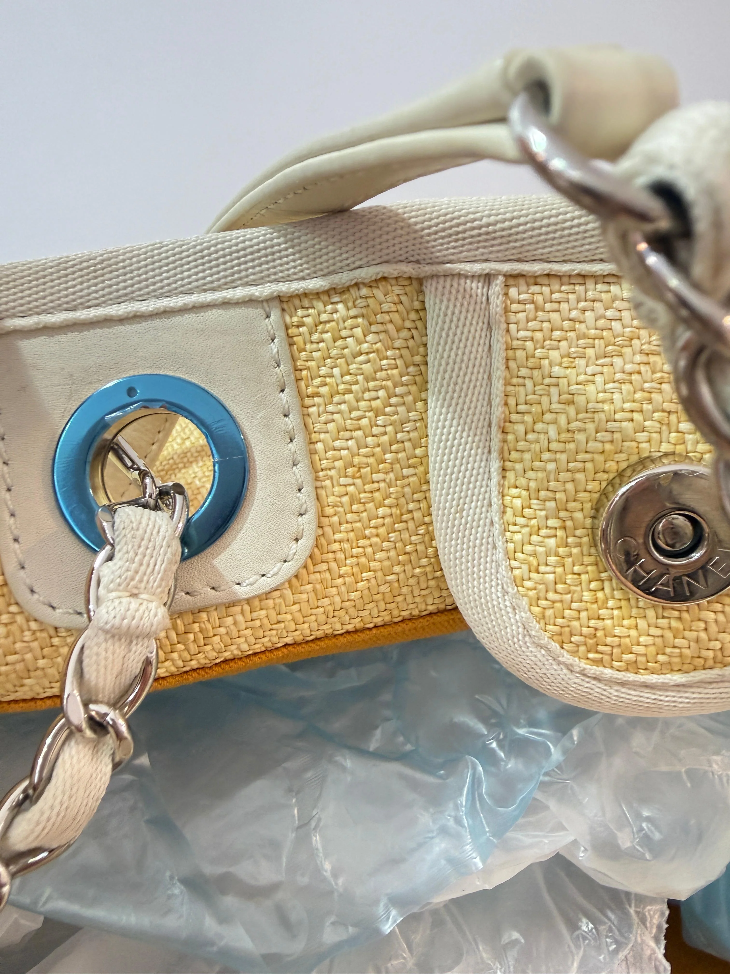 Chanel Deauville Tote Canvas Beige 2014