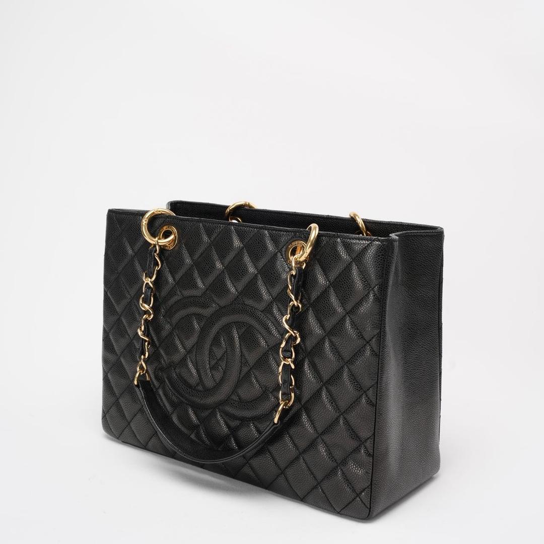 Chanel Black Grand Shopping Tote (GST) 2012-2013
