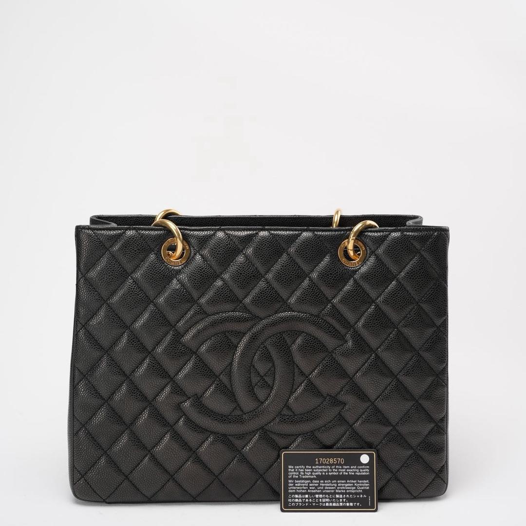 Chanel Black Grand Shopping Tote (GST) 2012-2013