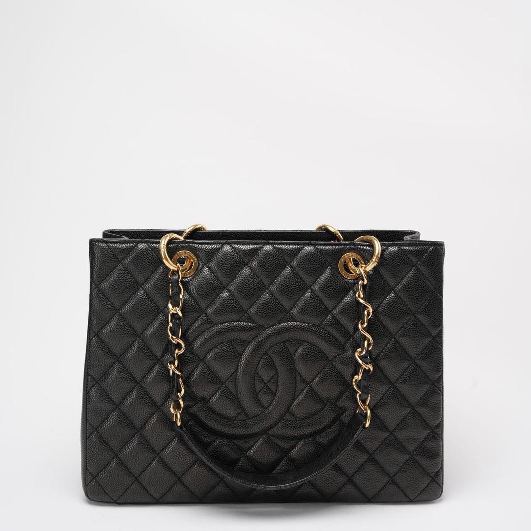 Chanel Black Grand Shopping Tote (GST) 2012-2013
