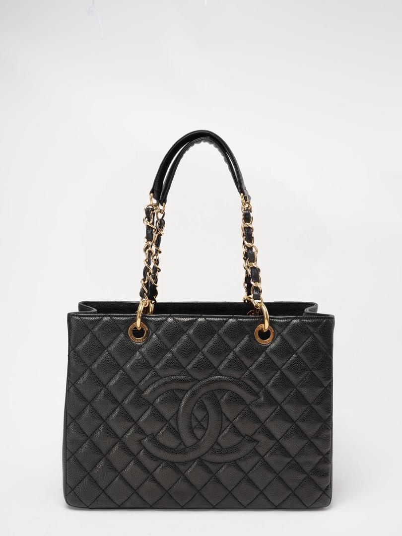 Chanel Black Grand Shopping Tote (GST) 2012-2013