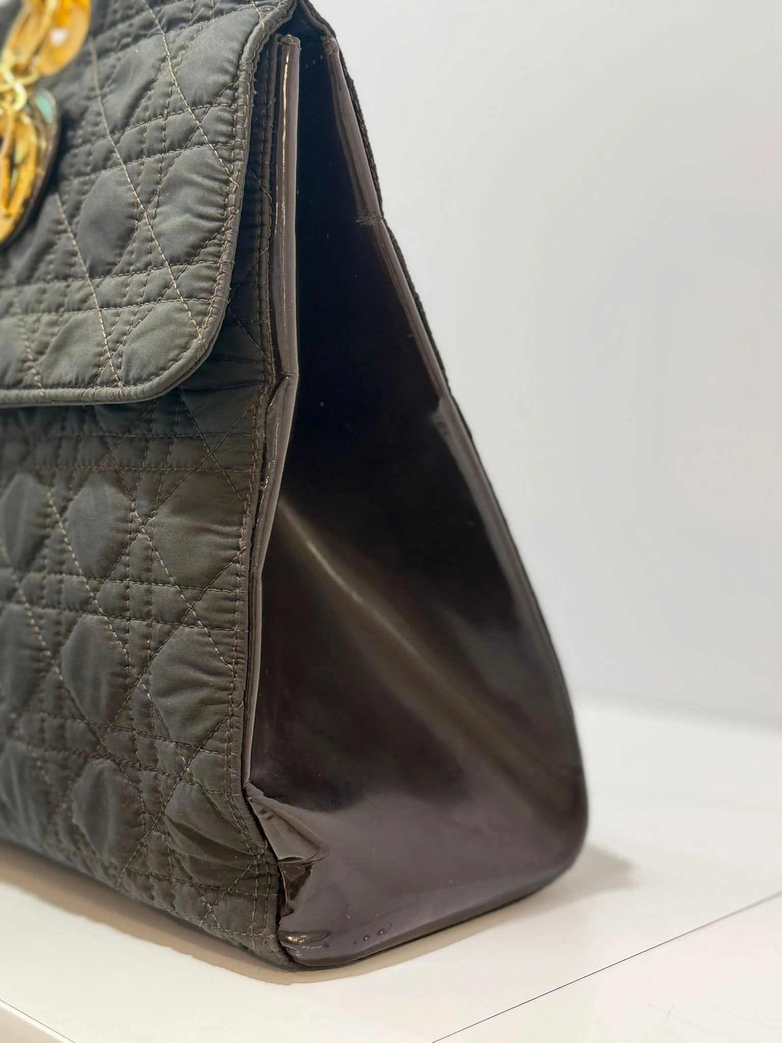 Dior Lady Dior Black Large Cannage two-way Bag 1997