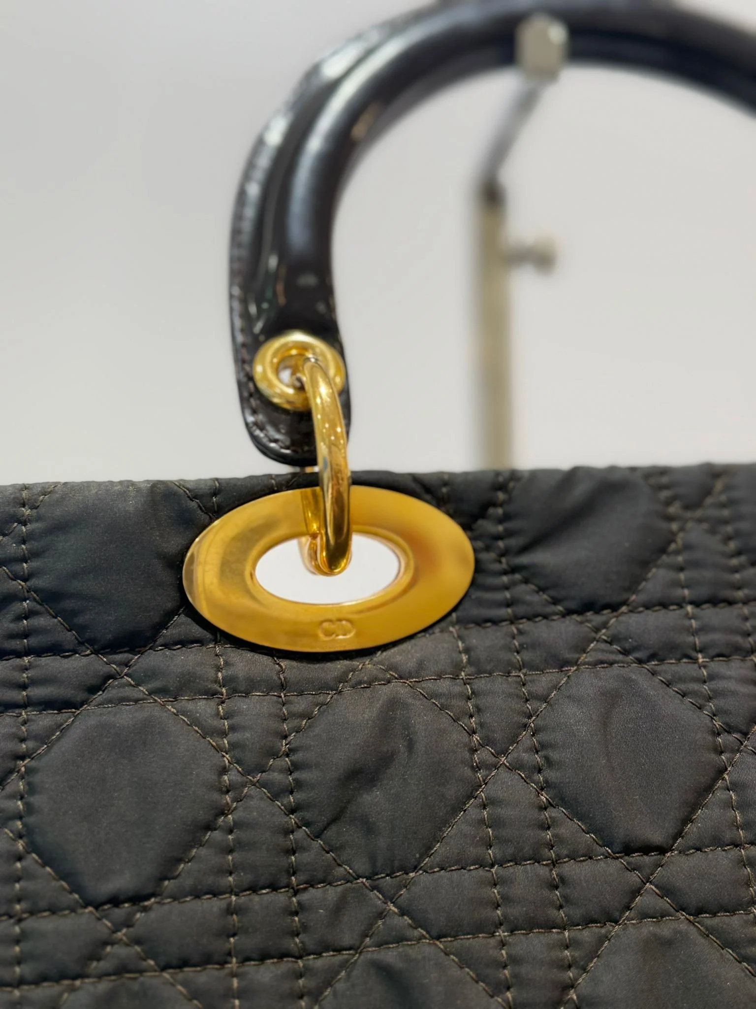 Dior Lady Dior Black Large Cannage two-way Bag 1997