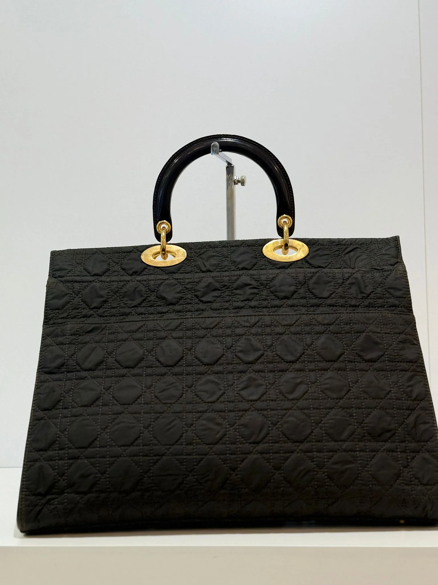 Dior Lady Dior Black Large Cannage two-way Bag 1997