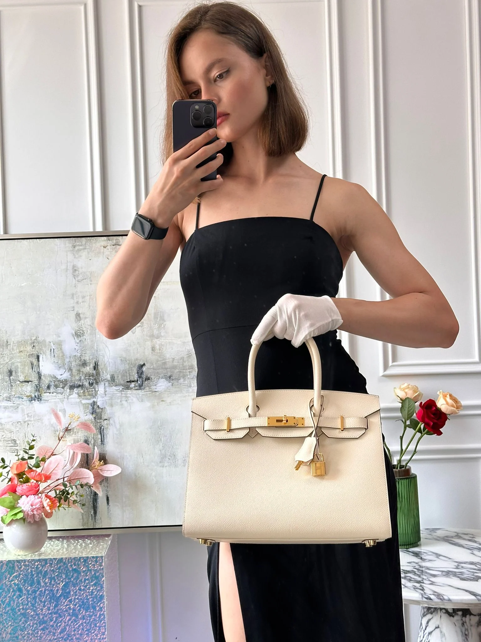 Hermès Birkin Sellier 30 Nata Epsom 2022