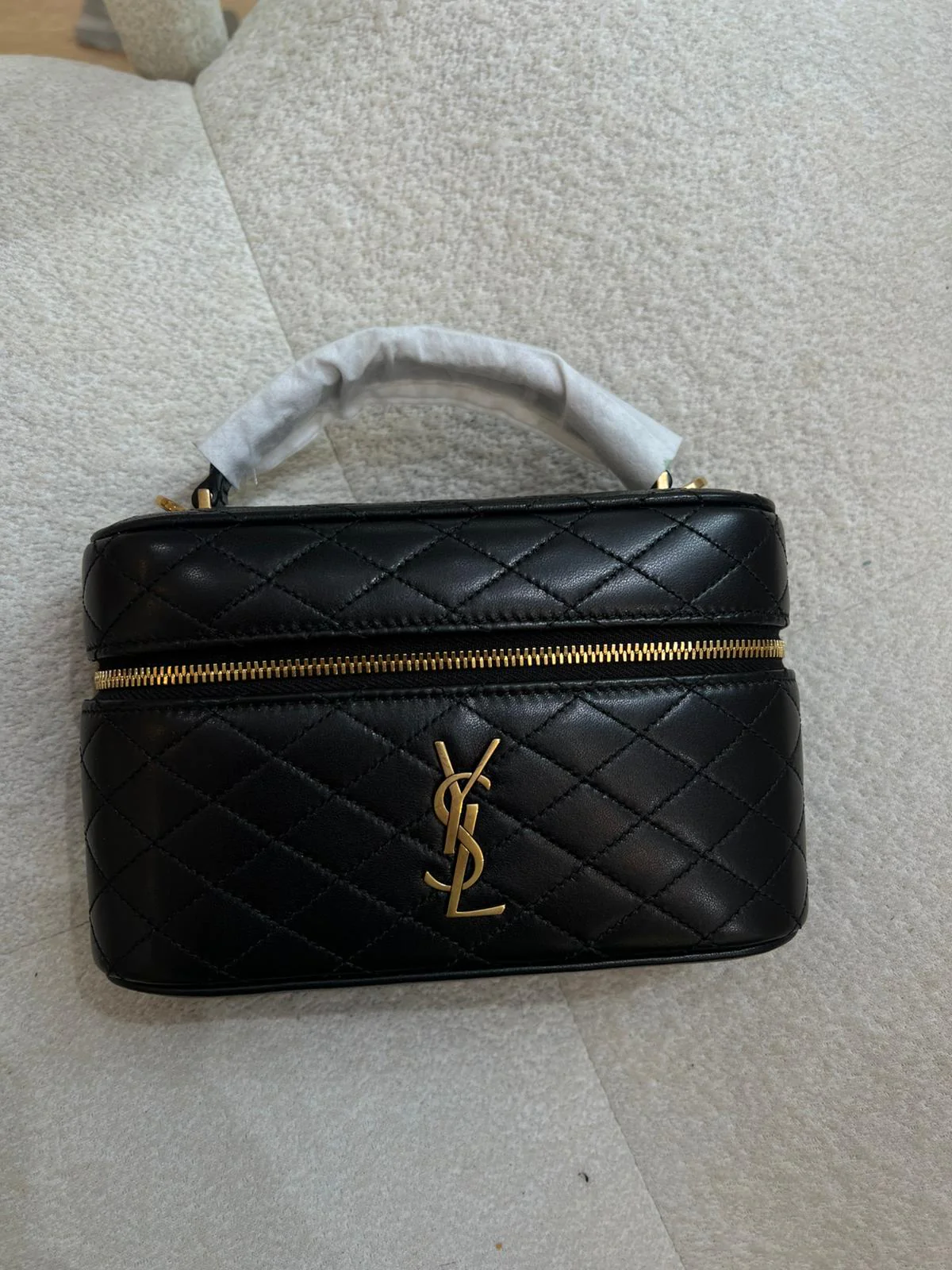 Saint Laurent GABY Vanity Lamb Black