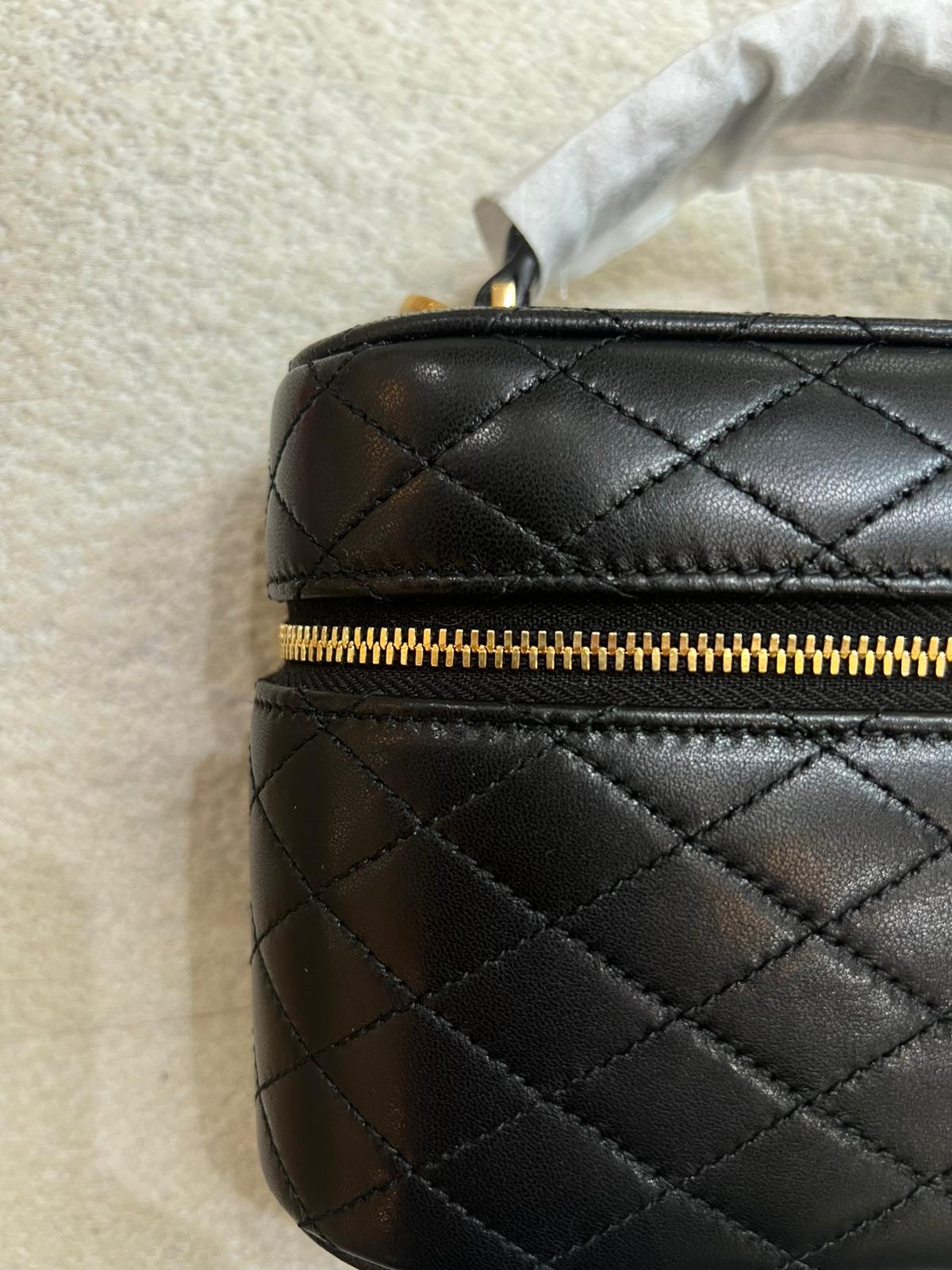 Saint Laurent GABY Vanity Lamb Black