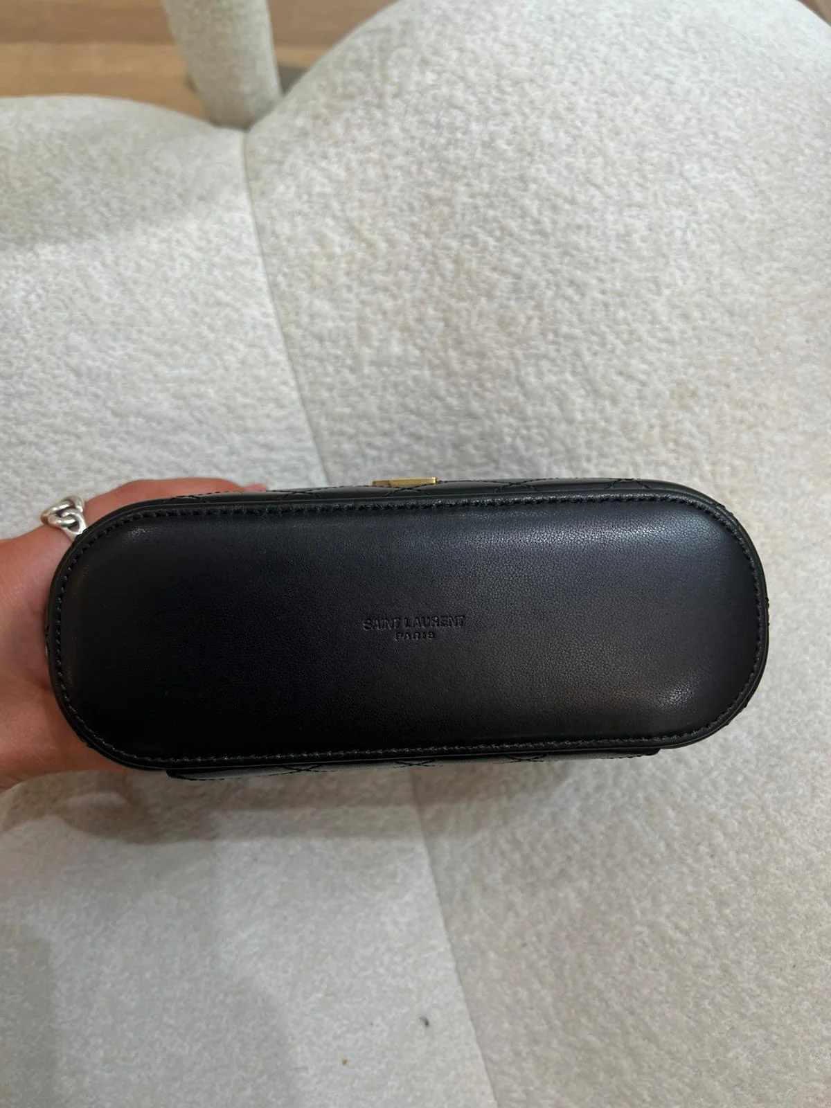 Saint Laurent GABY Vanity Lamb Black