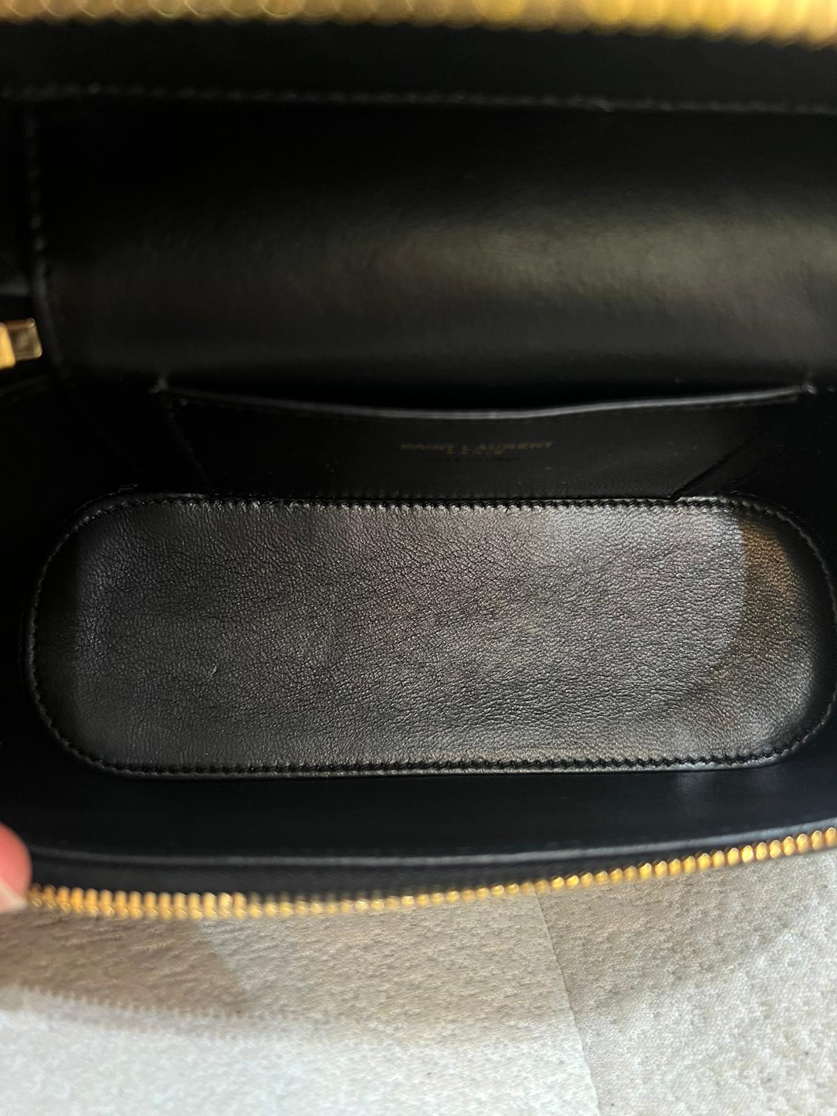 Saint Laurent GABY Vanity Lamb Black