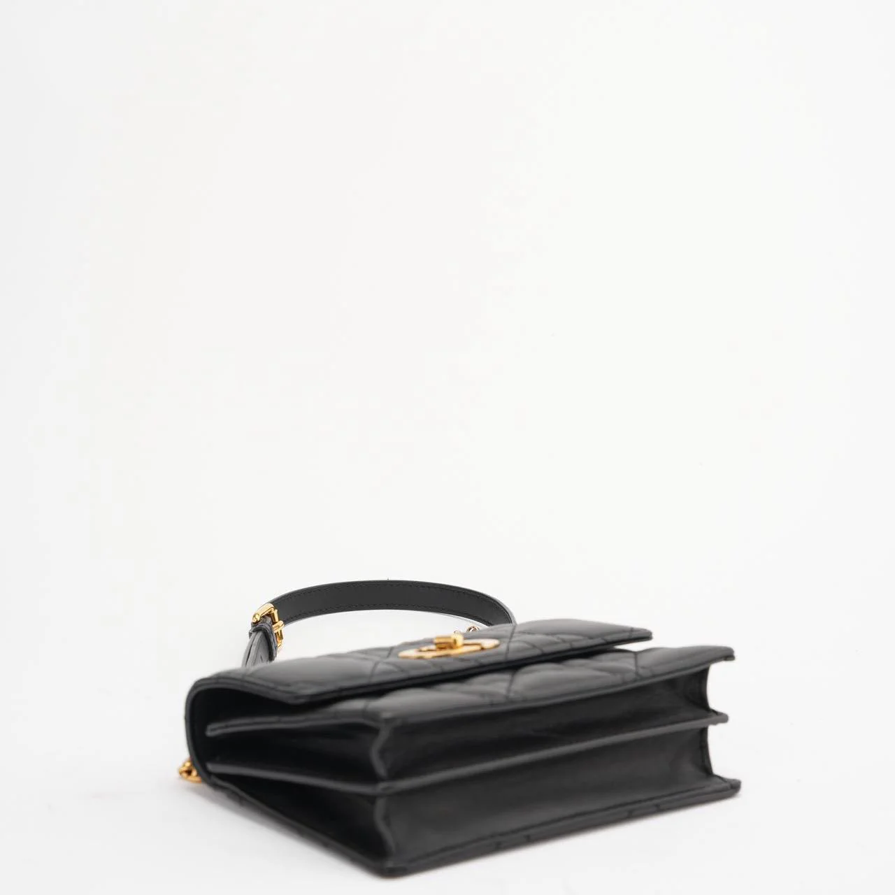 Christian Dior Black Mini Miss Caro Bag Lambskin 2023