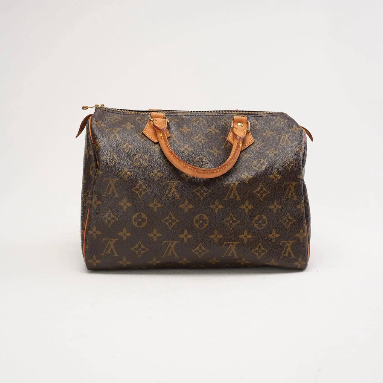 Louis Vuitton Vintage Damier Ebene Speedy 30 Brown 2002