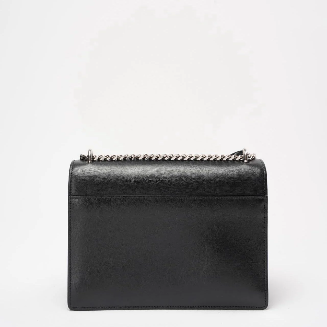 Saint Laurent Black Calfskin Medium Monogram Sunset