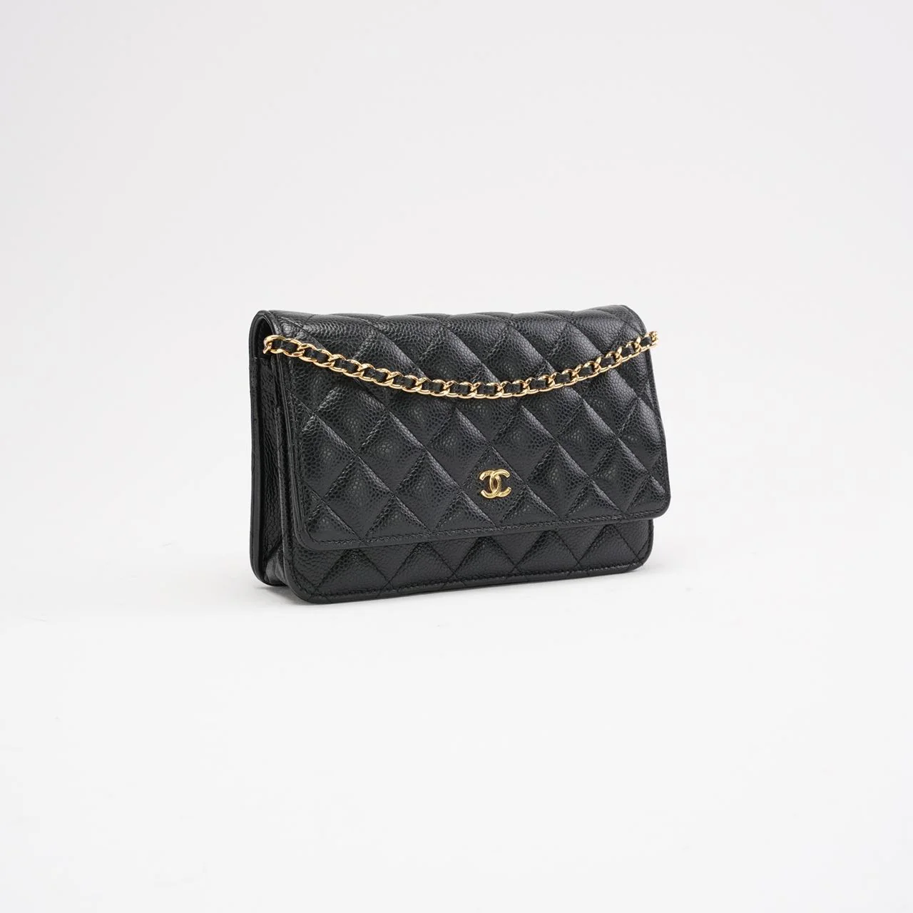 Chanel Classic Wallet on Chain – Schwarzes Caviar-Leder