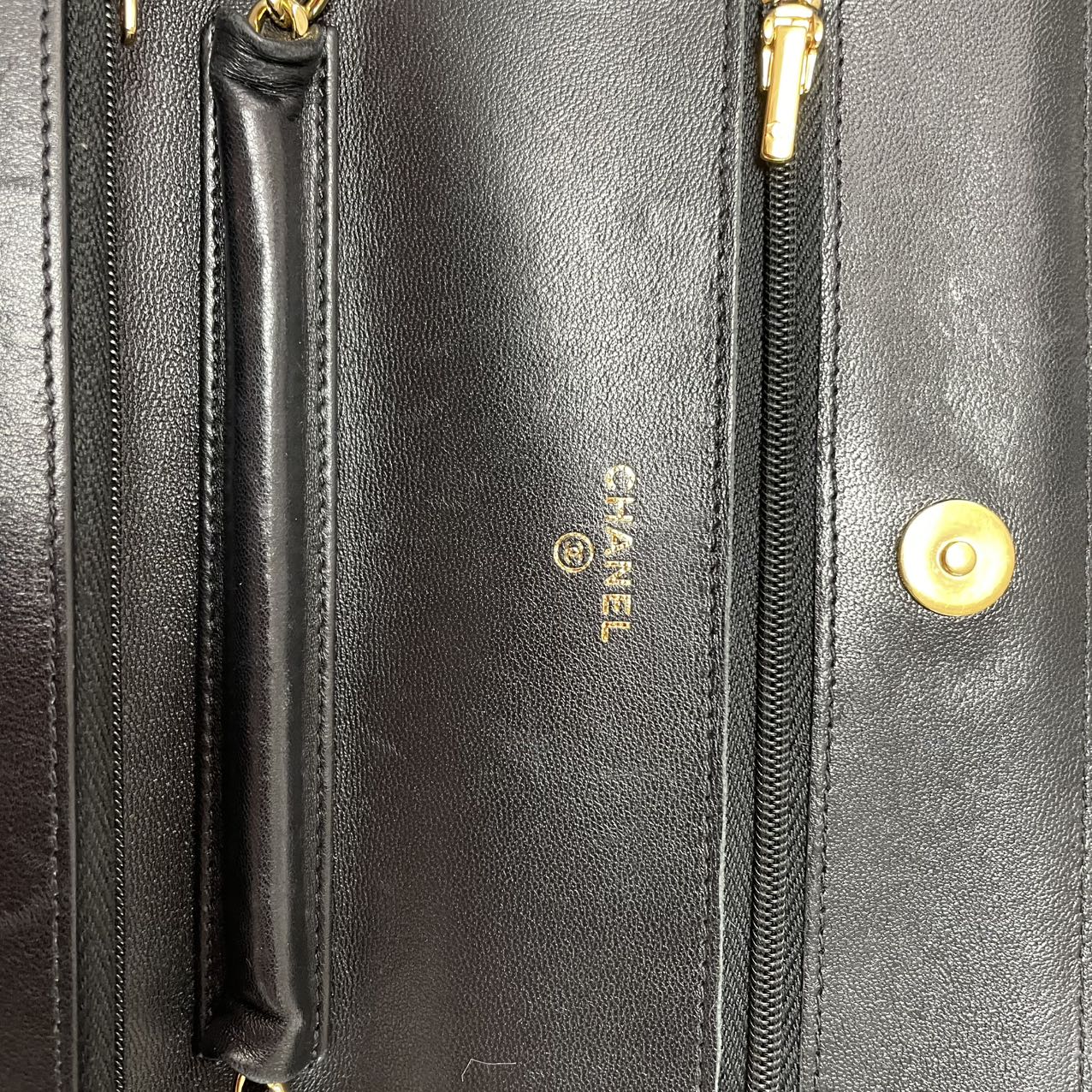 Chanel Black Classic Wallet on Chain (WOC) 2021