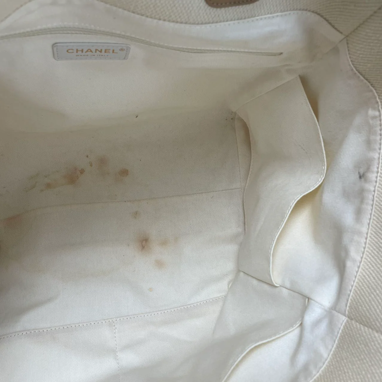 Chanel White Large Pearls Deauville Shopping Tote 2020