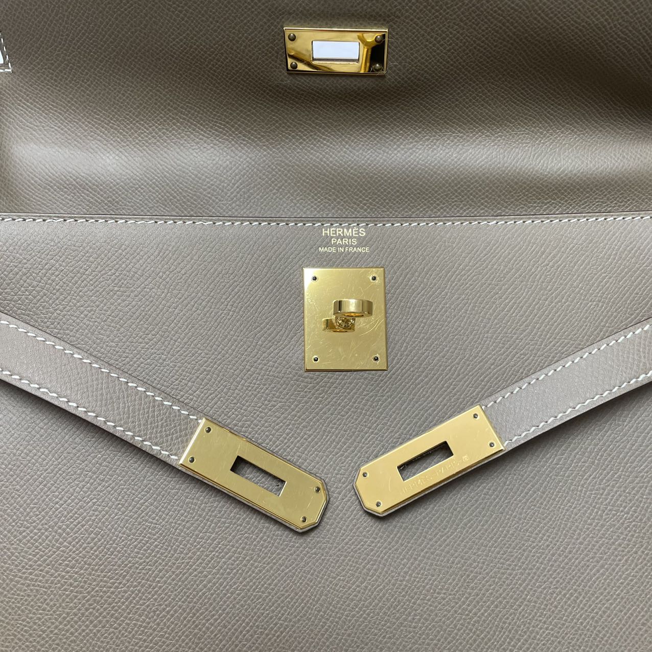 Hermes Kelly 32 Sellier Epsom Etoupe 2018