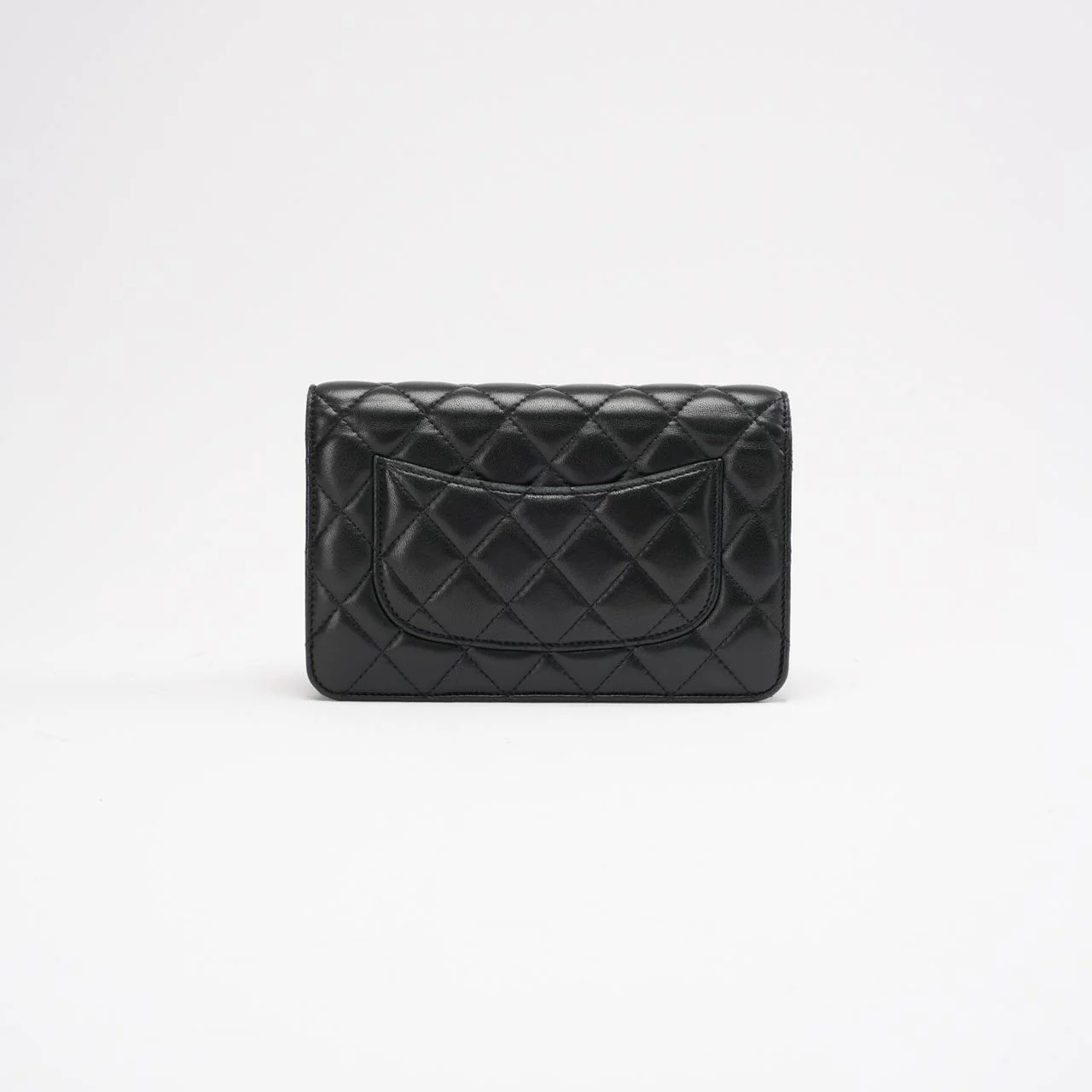 Chanel Black Classic Wallet on Chain (WOC) 2019
