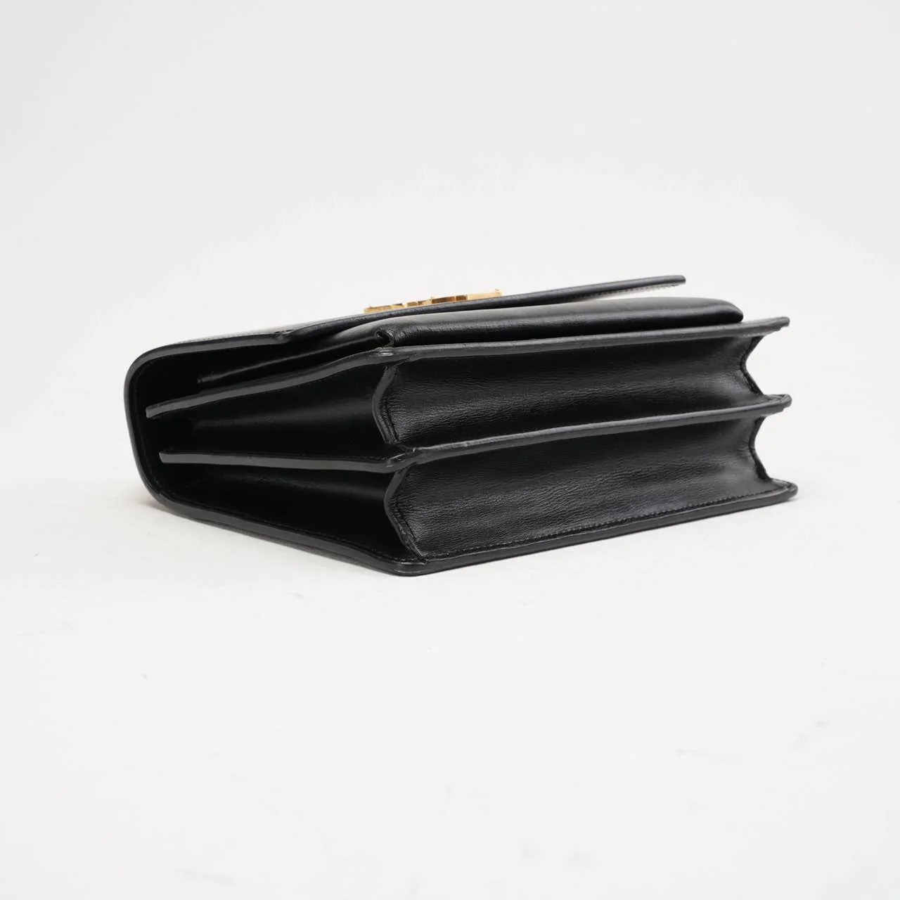 Saint Laurent Medium Monogram Sunset Calfskin Black 2018